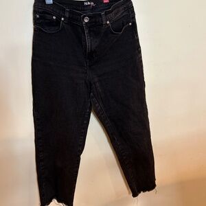 Style and Company Black Jean (Machine Frayed Bottoms)